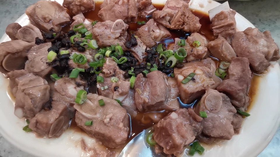 Shared plates on a casual restaurant table