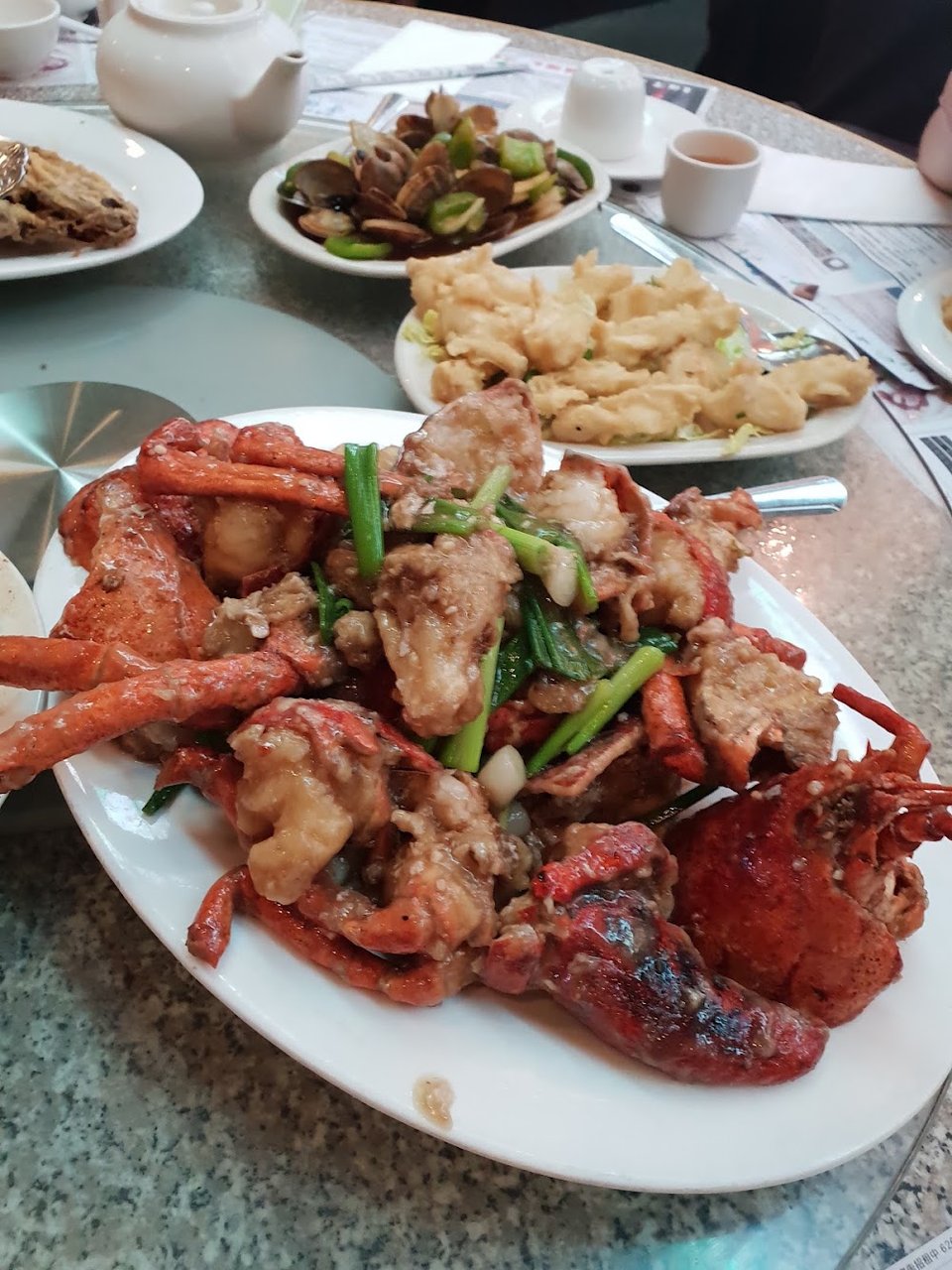 Lobster w Ginger & Green Onion